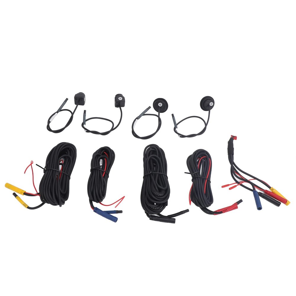 1080P HD Car 360 Panoramic View Camera System ONT Rear L Right Around Cameras for Car Center Control Screen. Enhance with Round Car Camera View. (2053A Chip + 6053A Lens)