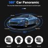 1080P HD Car 360 Panoramic View Camera System ONT Rear L Right Around Cameras for Car Center Control Screen. Enhance with Round Car Camera View. (2053A Chip + 6053A Lens) view 3