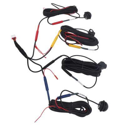 1080P HD Car 360 Panoramic View Camera System ONT Rear L Right Around Cameras for Car Center Control Screen. Enhance with Round Car Camera View. (2053 Chip + 6048 Lens)
