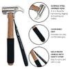 Camping Hammer For Tent Steel Head With Solid Wood Handle And Cushion Grip - Tent Stake Hammer And Puller With Safety Strap, Heavy Duty Mallet For Stakes (Cast Steel) view 3