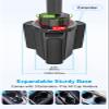 GDZN Dual Tablet Holder for Car Cup Holder - 360 Rotatable Metal Long Arm Tablet Mount for Truck Pickup SUV, Heavy Duty Car Mount Fit iPad Pro Air Mini, iPhone, Galaxy Tab, Fire, 4.7-13" Devices view 3