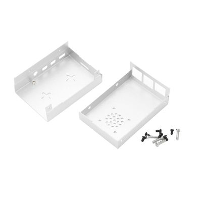 Housing for 4B Aluminum Alloy Case for, Enclosure for Case for, Enclosure for Cooling Protective Quick Cooling Black (Silver)