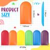 Jetec 6 Pcs Wall Padding for Kids with Autism Playroom Anti Collision 3D 15. 75 x 7. 87 Inch Peel and Stick Headboard Upholstered Wall Panels for Nursery Protection(Rainbow Color) view 2