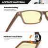 ANYLUV Blue Light Glasses for Sleep, 99.9% Blue Green Light Blocking with Red Lens, Red Glasses Eye Strain Relief Eye Protection view 3