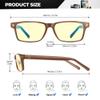ANYLUV Blue Light Glasses for Sleep, 99.9% Blue Green Light Blocking with Red Lens, Red Glasses Eye Strain Relief Eye Protection view 4