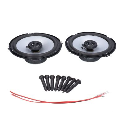 Acouto 2PCS 6.5in Car Speaker Coaxial 120W High Power 91Db Sensitive Auto Modification Co Axial Car Stereo Speaker Set for Enhanced Auto Experience Premium Car Accessories Upgrade
