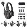 SYNCO XTalk XPro5 Wireless Intercom Headset System, 2.4GHz Communication Headsets for 5 Person with 24H Workingtime 500m/1640ft with Noise Reduction for Movie Shoot, Live Show Stage Performance view 1