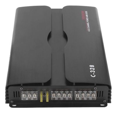 12V 4 Channel Car Power Amplifier Subwoofer AMP Vehicle Modification Aluminium Oy AMP Car Accessory for Enhanced Sound Experience