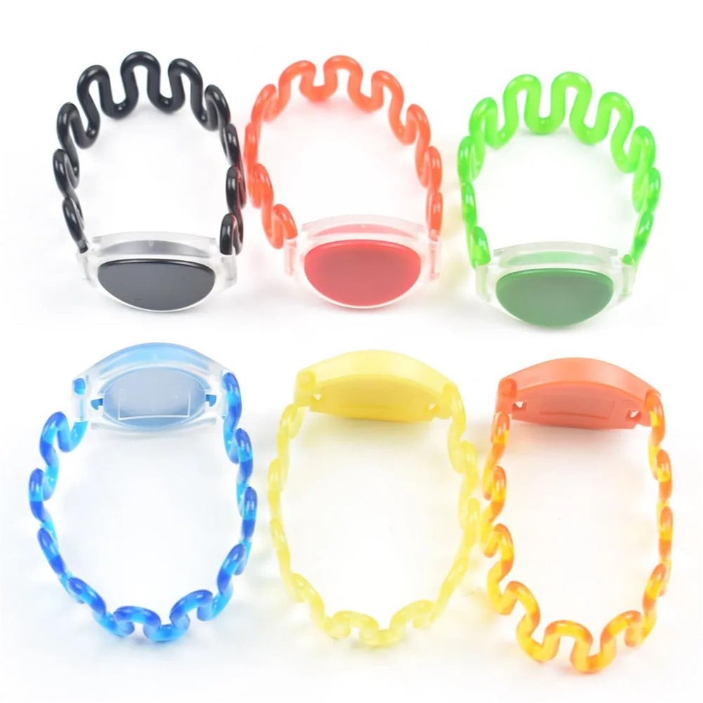 10Pcs/Lot 13.56Mhz Electronic Bracelets Wristband NFC Smart 1K S50(Mixed Color)