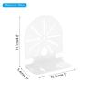 PATIKIL Dome Security Camera Mounting 4.6 Inch, 2 Pack Universal L-Shape Dome Right Angle Wall Mounting Bracket Steel, White view 2