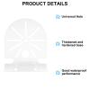 PATIKIL Dome Security Camera Mounting 4.6 Inch, 2 Pack Universal L-Shape Dome Right Angle Wall Mounting Bracket Steel, White view 4