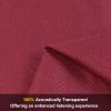85" x 54" Speaker Grill Cloth, Stereo Grill Mesh Fabric, Abrasion Resistant for Replacement Home Speaker Stage Audio KTV Boxes Repair Renovation Vintage Speakers Burgundy view 2