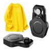(Black 2 Pack) Air tag Holder for KidsAir tag Kids HiddenPC Air tag CaseNon Silicone-Anti Fracture Sealed- Anti Fall Off Hidden Pin&Anti-Removal Waterproof  for Children&Elderly&Backpack view 1
