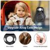 (Black 2 Pack) Air tag Holder for KidsAir tag Kids HiddenPC Air tag CaseNon Silicone-Anti Fracture Sealed- Anti Fall Off Hidden Pin&Anti-Removal Waterproof  for Children&Elderly&Backpack view 3