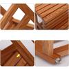 HDNSYNE Step Stools Bath Stool, Wooden Sofa Footstool Step Bench Multi-Function Wooden Ladders Kitchen High Stools Home Climbing Ladder Stool Folding Stairs Pedal/Wood Color view 2