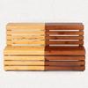 HDNSYNE Step Stools Bath Stool, Wooden Sofa Footstool Step Bench Multi-Function Wooden Ladders Kitchen High Stools Home Climbing Ladder Stool Folding Stairs Pedal/Wood Color view 3