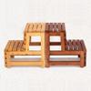 HDNSYNE Step Stools Bath Stool, Wooden Sofa Footstool Step Bench Multi-Function Wooden Ladders Kitchen High Stools Home Climbing Ladder Stool Folding Stairs Pedal/Wood Color view 4