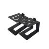 Speaker Stands,Desktop Speaker Stands,Metal Bookshelf Speaker Stands,with Vibration Absorption Pad,Suitable for Home and Recording Studio view 1