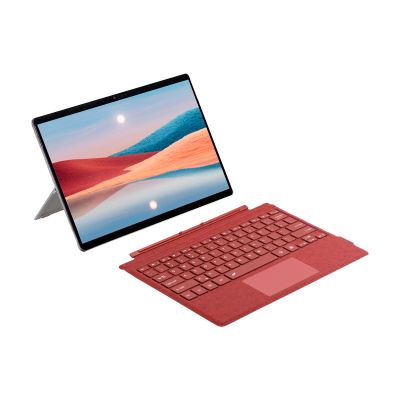 Docooler Microsoft Surface Pro Keyboard, Ultra-Slim BT 5.1 Backlit Magnetic Keyboard Compatible for Microsoft Surface Pro 3/4/5/6/7 - Black/Red/Blue/Brown