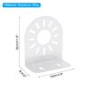PATIKIL Dome Security Camera Mounting 4.53 Inch, 2 Pack Universal L-Shape Dome Right Angle Wall Mounting Bracket Aluminum Alloy, White view 2
