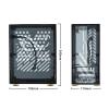 Pc Case, High Compatibility Excellent Heat Dissipation Computer Case Gaming Pc Case with Transparent Acrylic Side Panel for and Scratch (Black) view 2