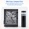 Pc Case, High Compatibility Excellent Heat Dissipation Computer Case Gaming Pc Case with Transparent Acrylic Side Panel for and Scratch (Black) view 3