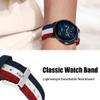 Lamshaw Compatible with Carbinox Vortex Bands, Nylon Woven Fabric Replacement Strap Compatible with Carbinox X-Ranger, Vortex, Vesta Smart Watch (Red&White&Blue, 22mm size band) view 4