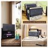 T.TAOMI Retro Portable Radio AM FM SW Shortwave Radio with Bluetooth Speaker, AC,Solar,SUB Charging, TF Card,USB Playing Flashlight view 2