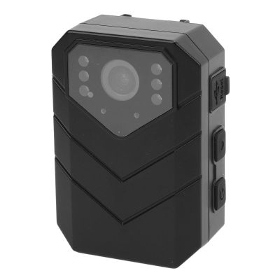 Pomya 4K HD Body Worn Camera, NightVision Video Recorder with Back Clip, 6 Axis Small Wearable Camcorder Water for Security Guard Law Enforcement