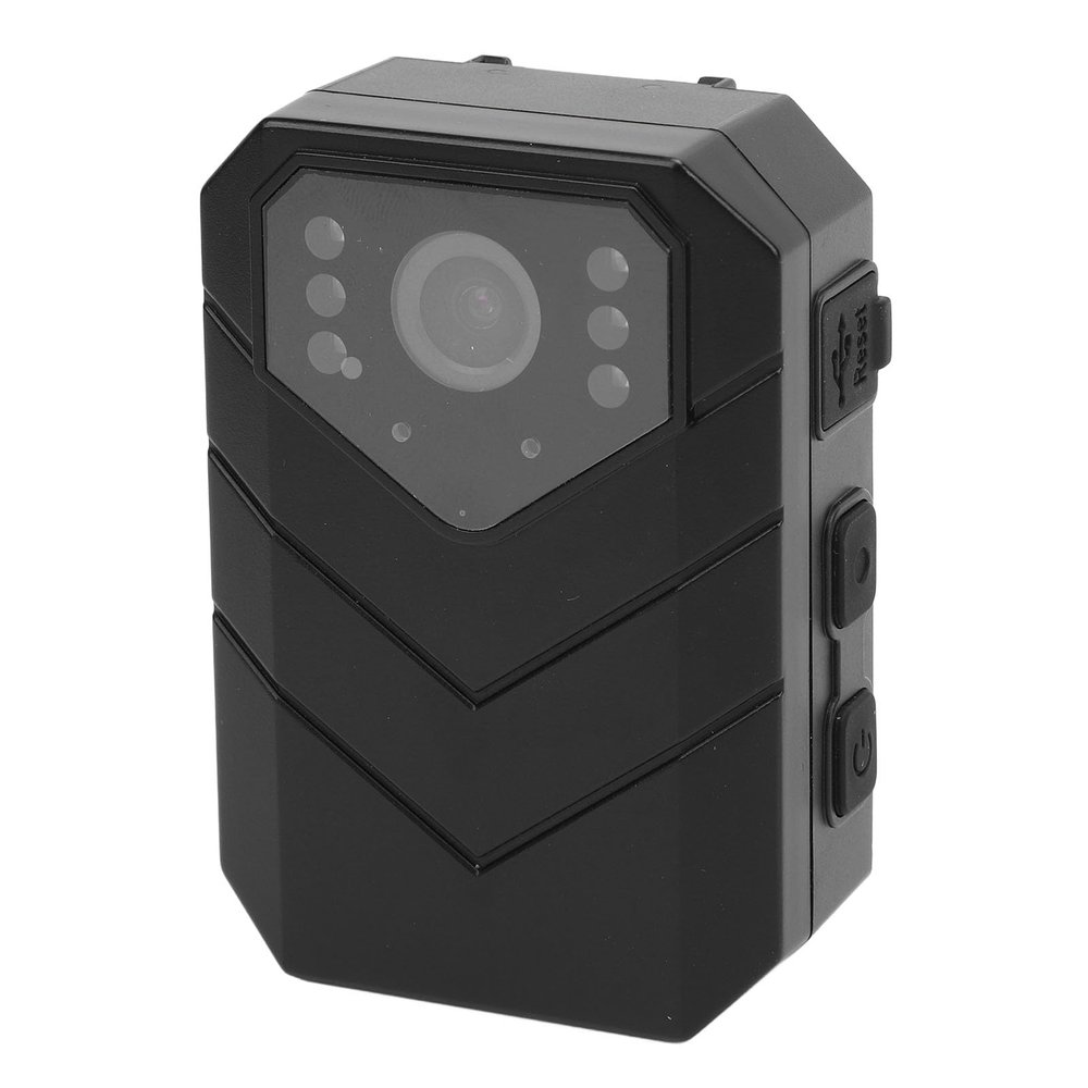 Pomya 4K HD Body Worn Camera, NightVision Video Recorder with Back Clip, 6 Axis Small Wearable Camcorder Water for Security Guard Law Enforcement