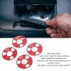DIY Cassette Tape with 4 Reels, Premium Metal Wheels, Blank Metal Reel Cassette Tape for Music Recording (Red) view 4