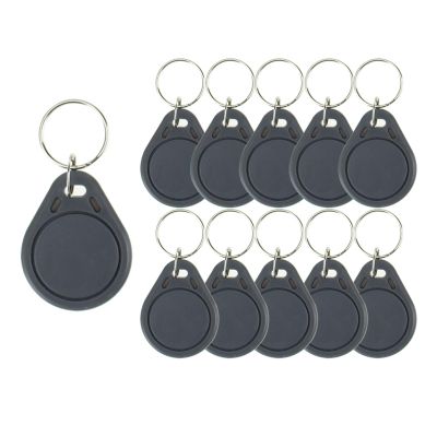 Godely 100pcs 13.56MHz IC RFID Keyfob,RFID,ISO14443A M-FA-RE Classic 1K Tag NFC RFID Token,for Access Control, Read-Only,Waterproof ABS