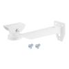 PATIKIL Corner Security Camera Mounting 11 Inch, 1 Pack Universal Wall Corner Pole Mounting Bracket Steel Holder Stand Adapter, White view 1