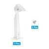 PATIKIL Corner Security Camera Mounting 11 Inch, 1 Pack Universal Wall Corner Pole Mounting Bracket Steel Holder Stand Adapter, White view 3