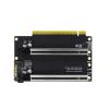 PCI-E 3.0 x16 1 to 2 Split Card Gen3 PCIe-Bifurcation x16 to x8x8 Expansion Card 40.4mm Spaced Slots view 1