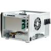 DirectNine Basics ZhenLoong-X86 8 Bay Hard Disk Drive hot swappble NAS case Server Storage Chassis 12Gb backbplane SFF8643 Support MATX/ITX MB Comes with Enhance ENP7140B 400W Flex PSU/USB3.0 * 2 view 4