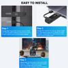 2025 Upgraded Wireless HDMI Transmitter and Receiver, Plug & Play, 2.4G+5G Wireless HDMI Extender 4K Input 1080P Output with LED Screen for Audio to Monitor from Laptop/TV Box, Matte Black view 3