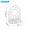 PATIKIL Dome Security Camera Mounting 4.5 Inch, 1 Pack Universal L-Shape Dome Right Angle Wall Mounting Bracket Conch Dome Steel Bracket, White view 2