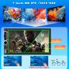 7" Double Din Car Stereo with Wireless Apple CarPlay,Car Radio Build-in Bluetooth 5.2,IPS Touchscreen 1024x600,FM Radio,Backup Camera,Dual USB,Type-C Fast Charging,GPS Navigation,Subwoofer,Car Play view 3