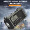 Docooler Weather Radio, Solar Hand Crank Emergency Receiver, All-Band Broadcast, AM/FM/SW/WB Weather Alert Portable with Flashlight & SOS Alarm, Build-in 10000mAh, Reading Lamp - Gray Black view 4