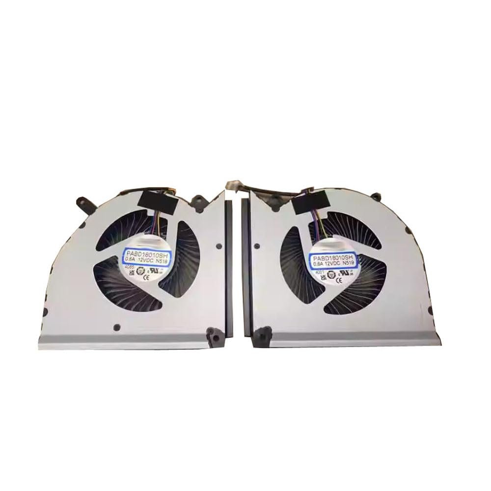 Laptop CPU GPU Fan for MSI Titan 18 HX A14V A14VIG A14VIG-036US 088US 403TH A14VHG 0.6A 12VDC Black New