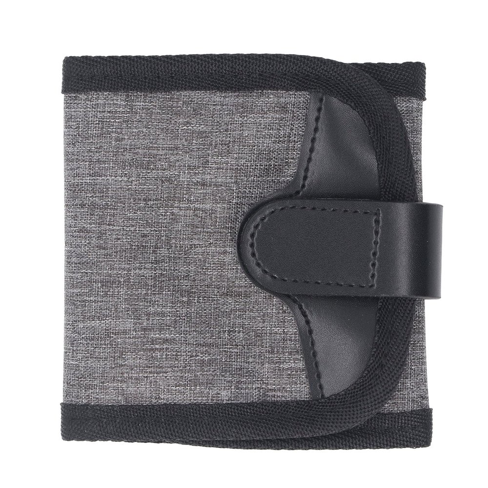 Zopsc Lens Filter Pouch Case, CPL ND Lens Filter Compact Organizer Bag, Shockproof Lens Filter Carry Case for 3 Filters, Up to 72mm