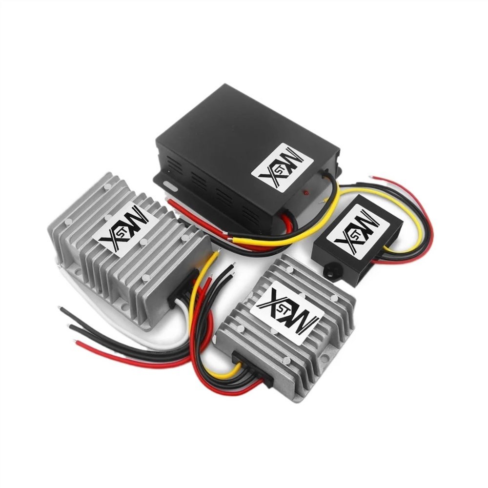 12V to 13.8v DC DC Converter from 1Amp to 30Amp Output Step Up Boost Power Converter 13.8v Voltage Regulator Stabilizer(25A Iron)