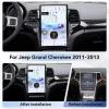 ZWNAV Android 13 Car Stereo for Jeep Grand Cherokee 2011-2013 Tesla Style,IPS Touch Screen, Carplay Radio GPS Navigation Head Unit, Bluetooth Multimedia Player (2011-2013 Model, Piano Black) view 2