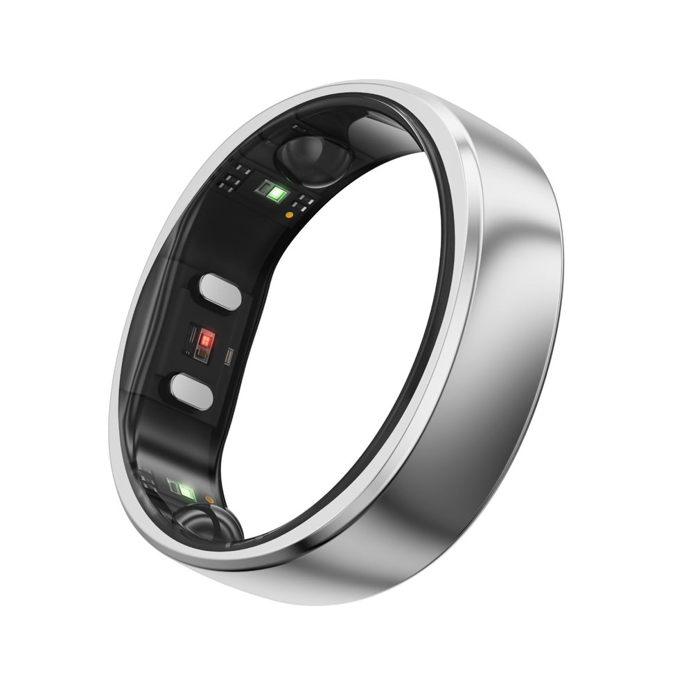 RingConn Gen 2 Smart Ring - Sleep Apnea Monitoring(Silver, Size 9)