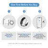RingConn Gen 2 Smart Ring - Sleep Apnea Monitoring(Silver, Size 9) view 2