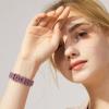 3 Pack Rose Butterfly Engraved Bands for Fitbit Luxe Band for Women, Soft Elegant Floral Pattern Band Compatible with Fitbit Luxe Watch Bands, Beige/Starlight/Mauve Purple view 3