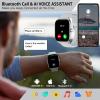 Smart Watch for Women Men(Answer/Make Call), Smartwatches with Heart Rate/SpO2/Sleep/Stress Monitor, IP68 Waterproof Activity Tracker for Android iPhone, 100+ Sports Fitness Watches (Gray, 2.01) view 3