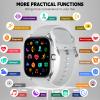 Smart Watch for Women Men(Answer/Make Call), Smartwatches with Heart Rate/SpO2/Sleep/Stress Monitor, IP68 Waterproof Activity Tracker for Android iPhone, 100+ Sports Fitness Watches (Gray, 2.01) view 4