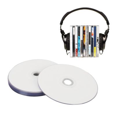DVD R Blank Disc - 4.7GB Storage Capacity with 16X Write Speed - Write - Once Format for Large File and Archiving with Superior Archival Life (10PCS)
